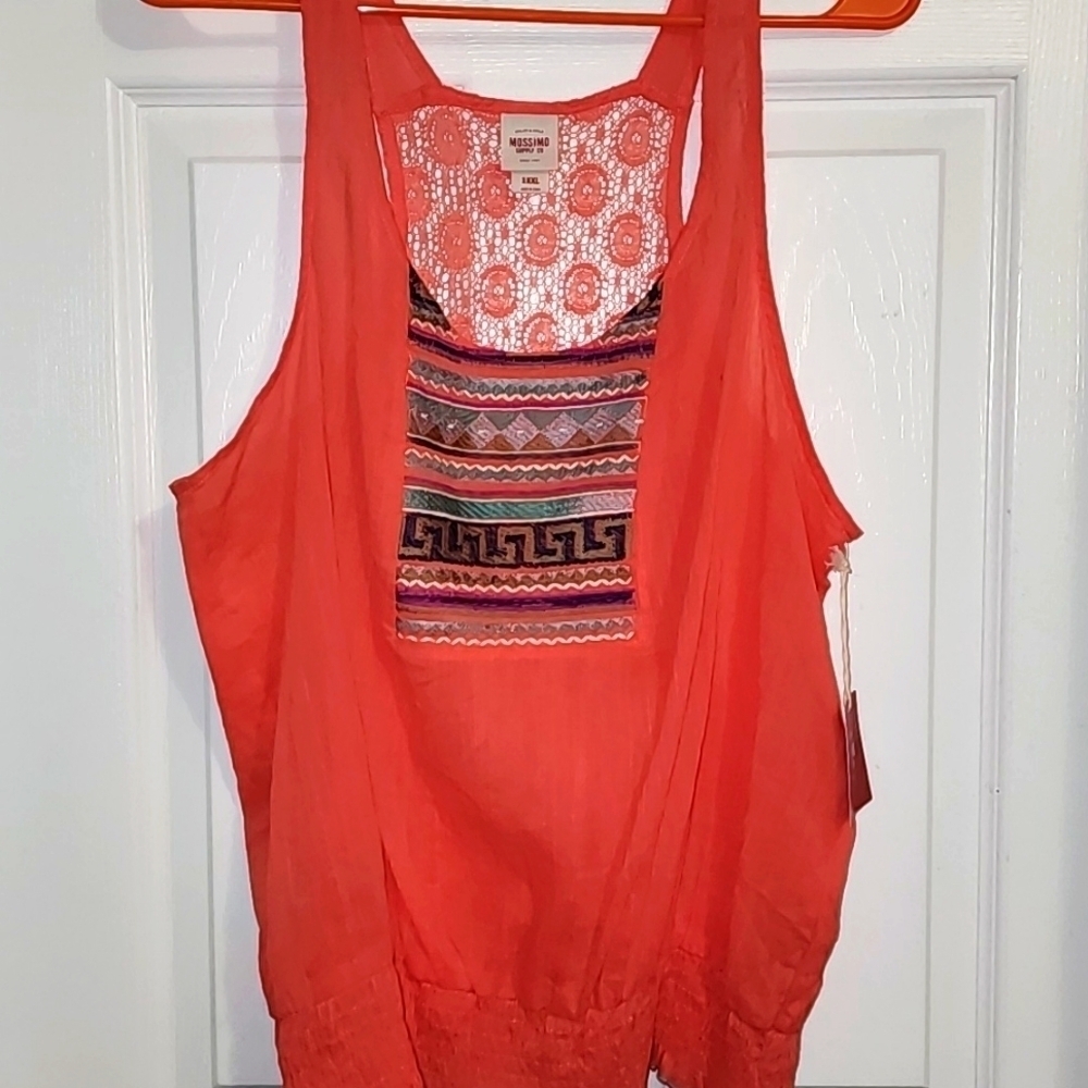 Mossimo sheer tank top Sz XXL